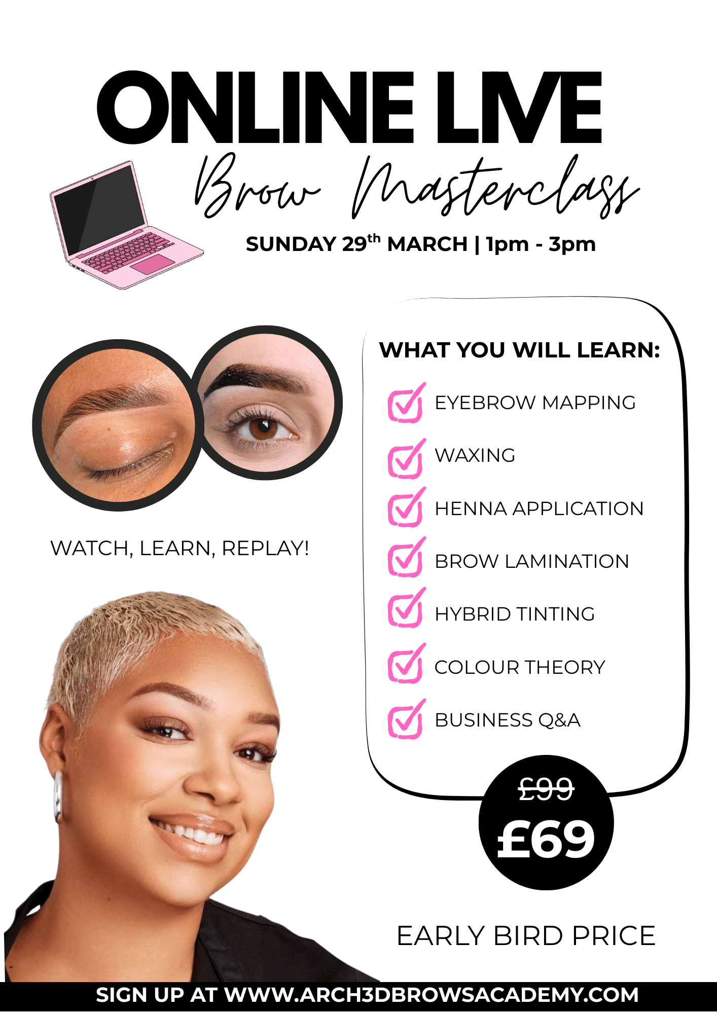 EYEBROW MASTERCLASS WEBINAR