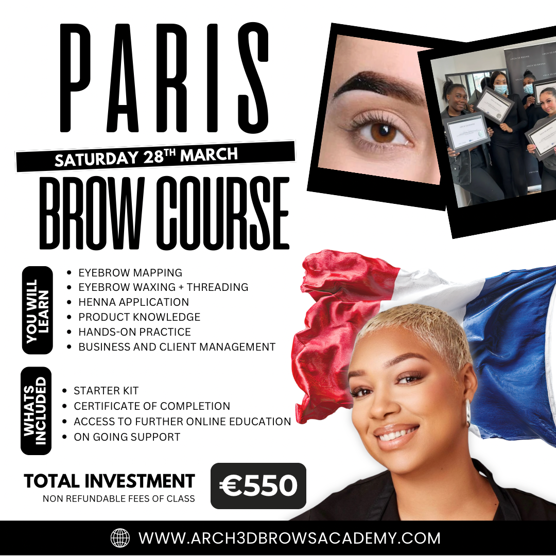 PARIS HENNA BROWS MASTERCLASS (DEPOSIT)